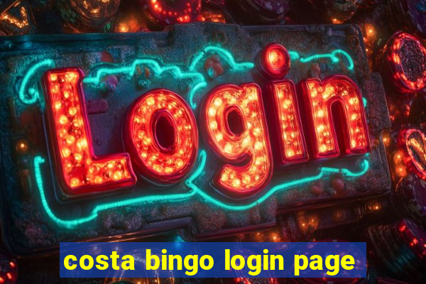 costa bingo login page