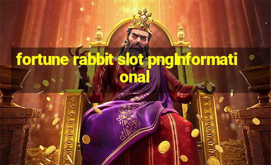 fortune rabbit slot pngInformational