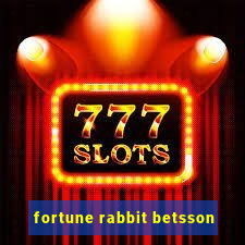 fortune rabbit betsson