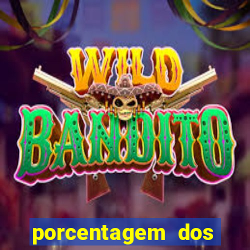 porcentagem dos jogos slots