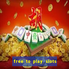 free to play slots no download