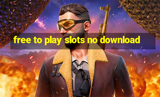 free to play slots no download