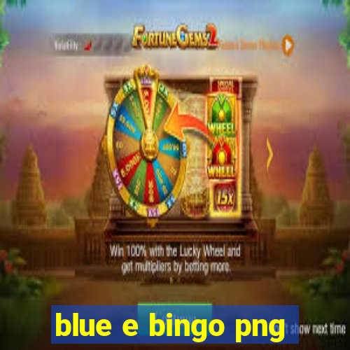 blue e bingo png