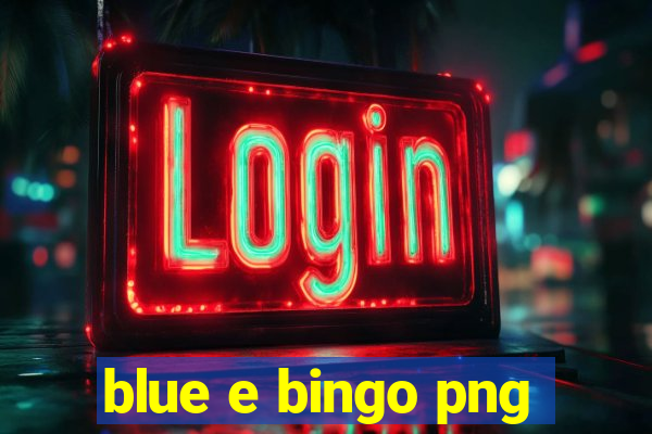 blue e bingo png