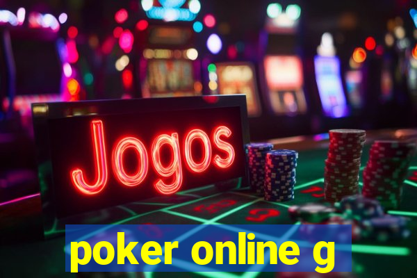 poker online g