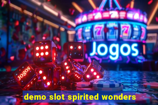 demo slot spirited wonders