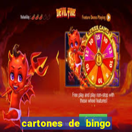 cartones de bingo para imprimir