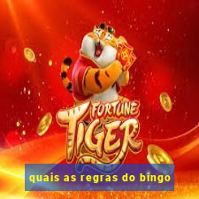 quais as regras do bingo