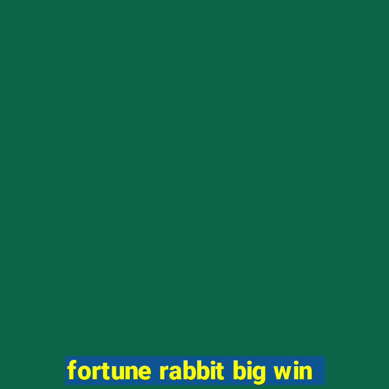 fortune rabbit big win