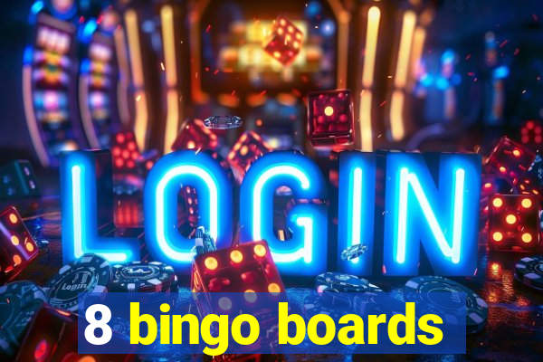 8 bingo boards