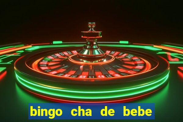 bingo cha de bebe cartelas para imprimir