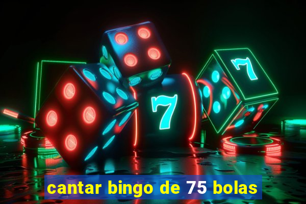 cantar bingo de 75 bolas