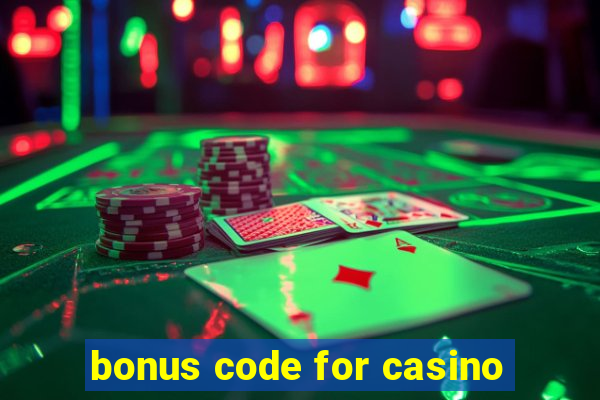 bonus code for casino