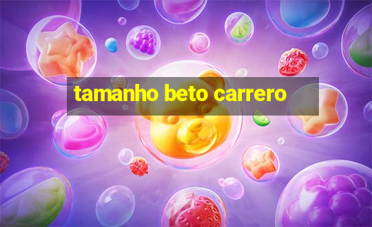 tamanho beto carrero