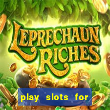 play slots for money online