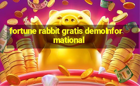 fortune rabbit gratis demoInformational