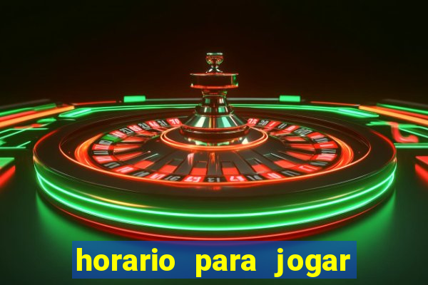 horario para jogar fortune coelho