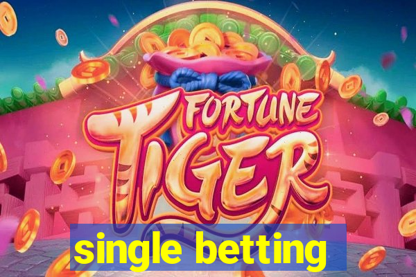 single betting