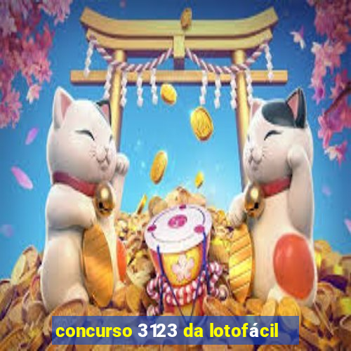 concurso 3123 da lotofácil