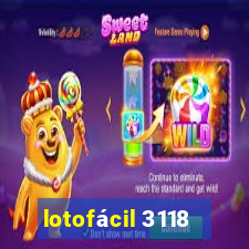 lotofácil 3118