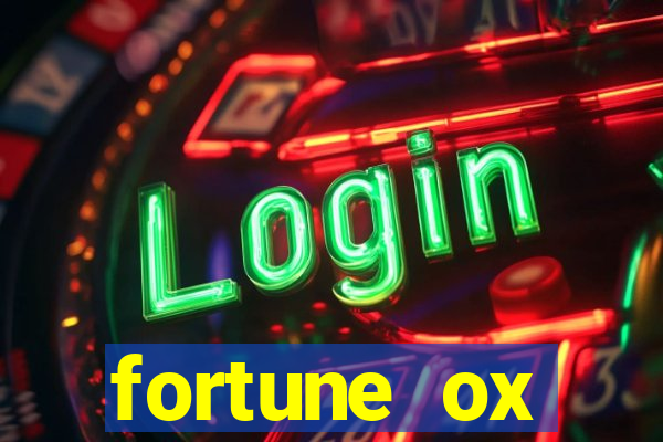 fortune ox plataforma nova