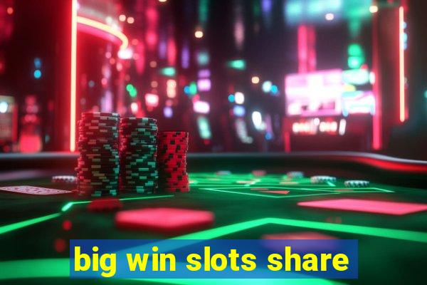 big win slots share