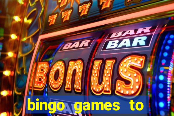 bingo games to play at home