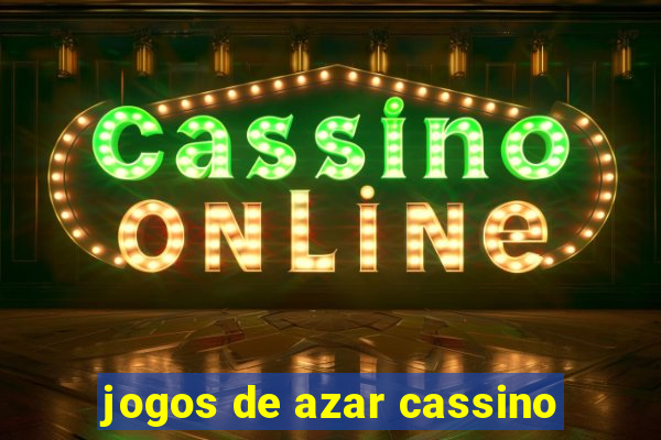 jogos de azar cassino