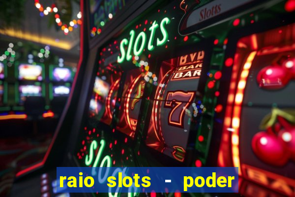 raio slots - poder de zéus