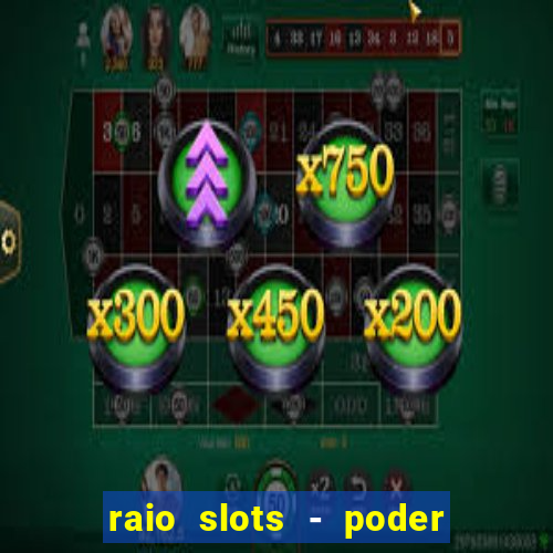 raio slots - poder de zéus