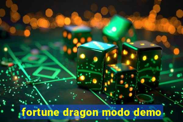 fortune dragon modo demo