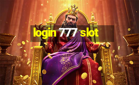 login 777 slot