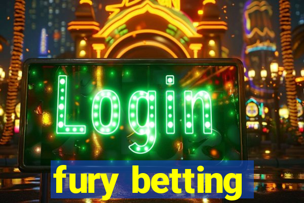 fury betting