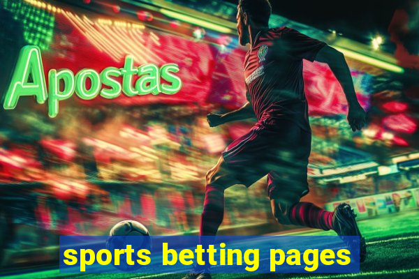 sports betting pages