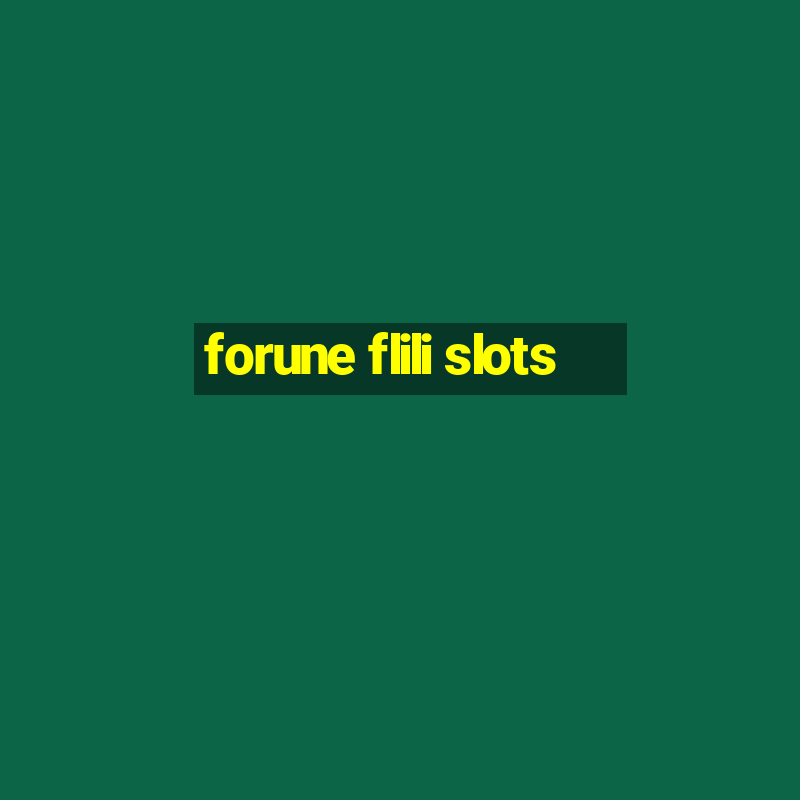 forune flili slots