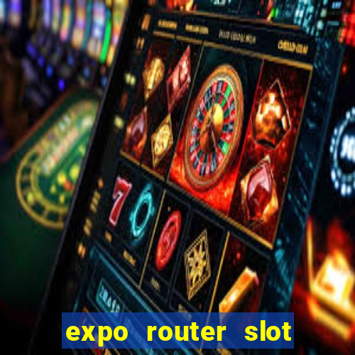 expo router slot vs stack