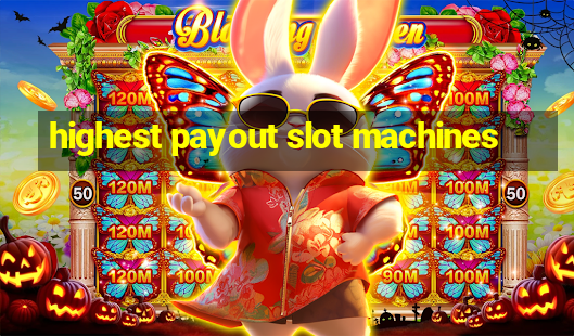 highest payout slot machines