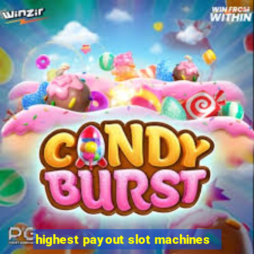 highest payout slot machines