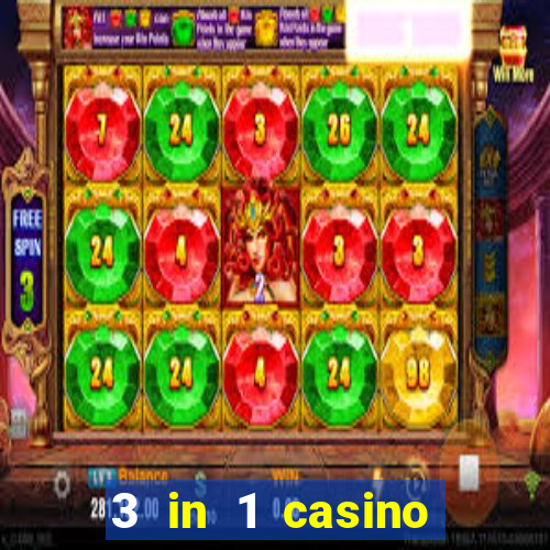 3 in 1 casino game table