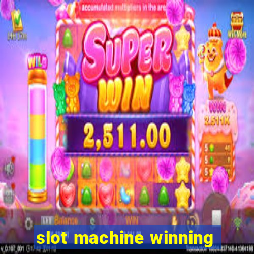 slot machine winning