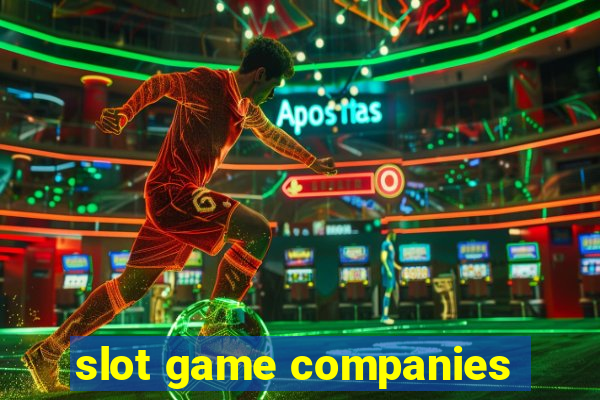 slot game companies