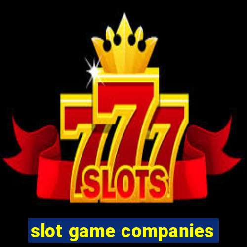 slot game companies