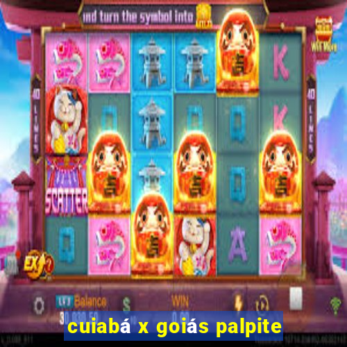 cuiabá x goiás palpite