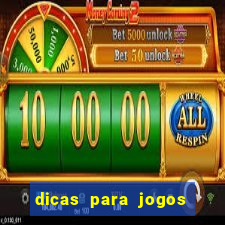 dicas para jogos de hj