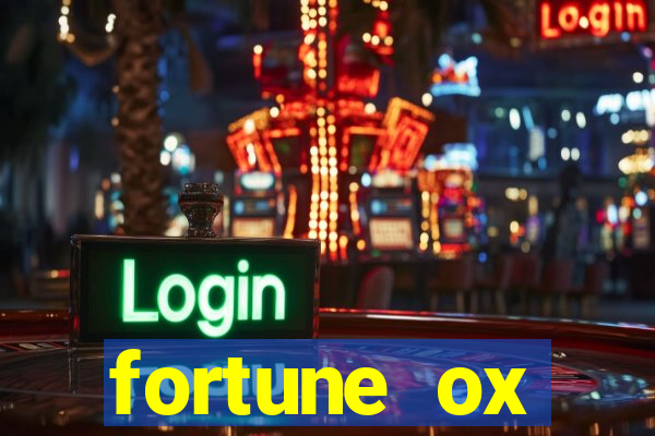 fortune ox horários pagantes