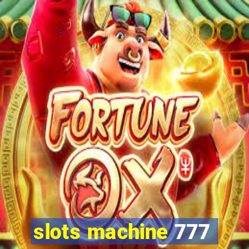 slots machine 777