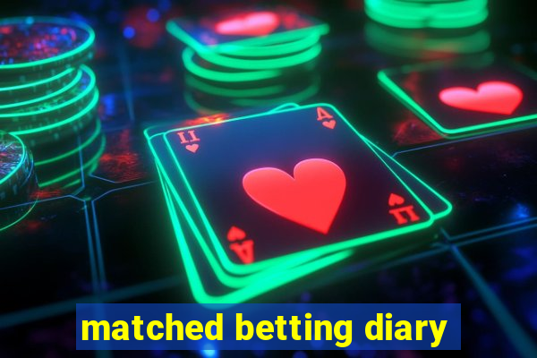 matched betting diary