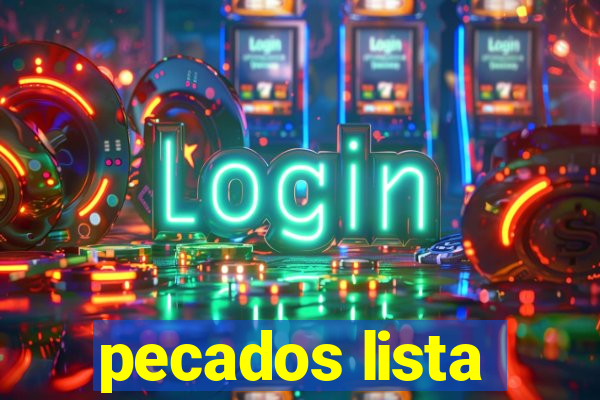 pecados lista