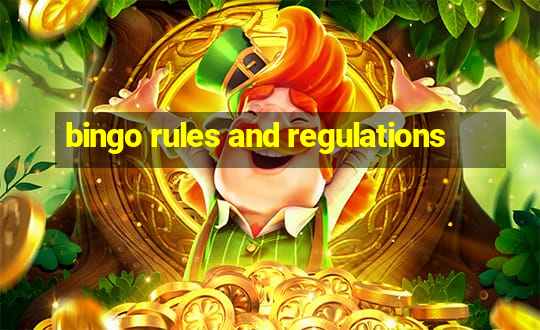 bingo rules and regulations