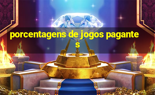 porcentagens de jogos pagantes